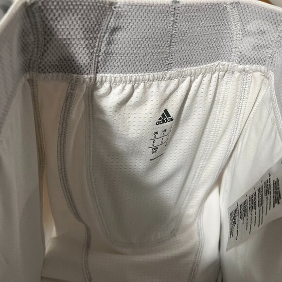 Men's Small Adidas Football Girdle Padded Pants White Gray - Picture 3 of 4